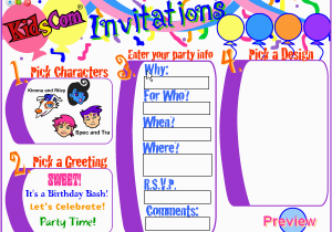Create A Birthday Invitation for Free Birthday Invites Create Birthday Invitations Free