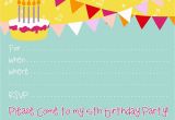 Create A Birthday Invitation Online for Free Make Your Own Birthday Invitations Free Template Resume