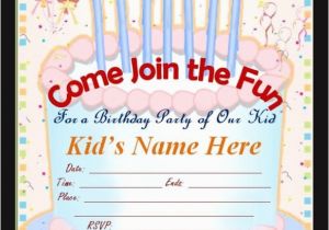 Create A Birthday Invite Online Free Make Your Own Birthday Invitations Free Template Resume