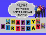 Create A Happy Birthday Banner Free the Wiggles Happy Birthday Banner How to Make with Free