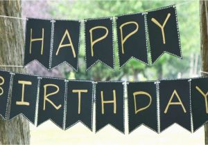 Create A Happy Birthday Banner How to Create A Simple Elegant Birthday Banner Diy