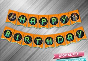 Create A Happy Birthday Banner Zootopia Happy Birthday Banner Instant Download Etsy