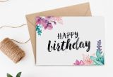 Create and Print Birthday Cards Printable Birthday Card for Her