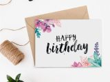 Create and Print Birthday Cards Printable Birthday Card for Her