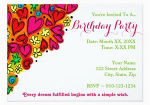 Create Birthday Invitation Video Create Your Own Birthday Party Invitation Zazzle