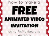 Create Birthday Invitation Video How to Make A Free Animated Video Invitation Mad In Crafts