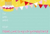 Create Birthday Party Invitations Online Free Make Your Own Birthday Invitations Free Template Resume