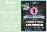 Create Free Birthday Invitations How to Create An Invitation In Picmonkey