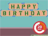 Create Happy Birthday Banner 5 Ways to Make A Birthday Banner Wikihow
