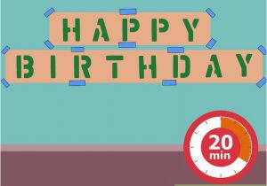 Create Happy Birthday Banner 5 Ways to Make A Birthday Banner Wikihow