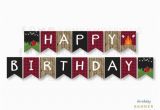 Create Happy Birthday Banner Online Free Camping Birthday Banner Instant Download Happy Birthday