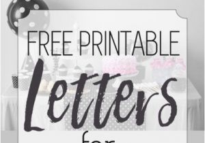 Create Happy Birthday Banner Online Free Printable Black and White Banner Letters Printable
