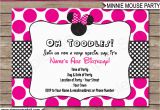 Create Minnie Mouse Birthday Invitations Create Minnie Mouse Birthday Invitation Template Free
