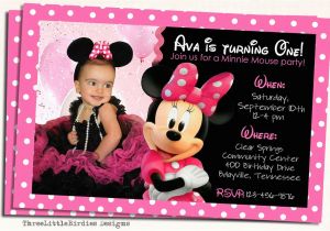 Create Minnie Mouse Birthday Invitations Create Minnie Mouse Birthday Invitations Designs with