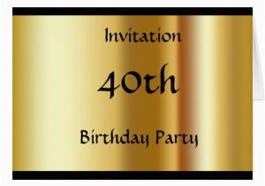 Create My Own Birthday Invitation Create Your Own 40th Birthday Invitation Card Zazzle