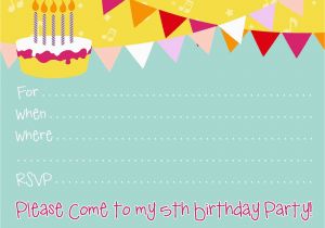 Create My Own Birthday Invitations for Free Make Your Own Birthday Invitations Free Template Resume