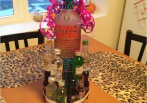 Creative 21st Birthday Gift Ideas for Her Alcohol Nipper Cake for A Friends Birthday We Did This