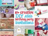 Creative Birthday Invites 10 Creative Diy Kids Birthday Party Invitations Design