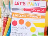 Creative Birthday Invites How to Throw A Rainbow Art Party Ideas with A Creative Twist