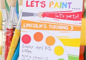 Creative Birthday Invites How to Throw A Rainbow Art Party Ideas with A Creative Twist