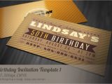 Creative Birthday Invites Retro Birthday Invitation 1 Invitation Templates