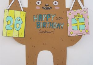 Creative Diy Birthday Gifts for Him Diy Birthday Bear Card