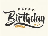 Creative Happy Birthday Quotes Creative Happy Birthday Letter Vector Premium Download