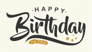 Creative Happy Birthday Quotes Creative Happy Birthday Letter Vector Premium Download