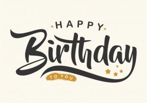 Creative Happy Birthday Quotes Creative Happy Birthday Letter Vector Premium Download