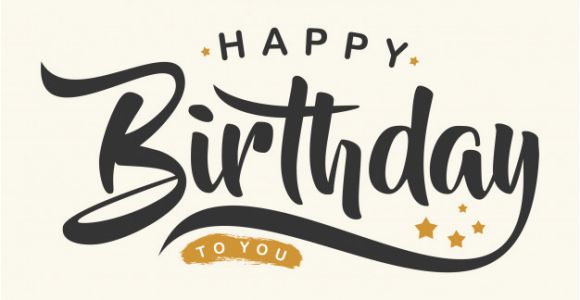 Creative Happy Birthday Quotes Creative Happy Birthday Letter Vector Premium Download