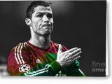 Cristiano Ronaldo Happy Birthday Card Cristiano Ronaldo Greeting Cards for Sale Fine Art America