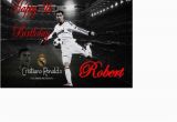 Cristiano Ronaldo Happy Birthday Card Cristiano Ronaldo Real Madrid Portugal Birthday Card
