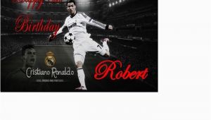 Cristiano Ronaldo Happy Birthday Card Cristiano Ronaldo Real Madrid Portugal Birthday Card