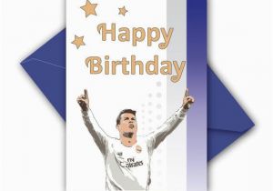 Cristiano Ronaldo Happy Birthday Card Ronaldo Grusse Geburtstagskarte Real Madrid Fc 2016 17