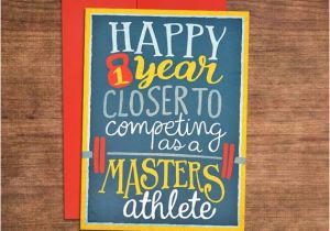 Crossfit Birthday Cards Almost A Masters athlete Crossfit Birthday Card
