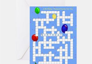 Crossword Birthday Card Crossword Greeting Cards Card Ideas Sayings Designs