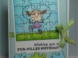 Crossword Birthday Card the Cricut Bug Puzzle Birthday Card