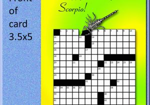 Crossword Puzzle Birthday Card 50 Luxury Crossword Birthday Card withlovetyra Com