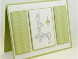 Crossword Puzzle Birthday Card Happy Birthday Crossword Puzzle Handmade Greeting Card