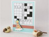 Crossword Puzzle Birthday Card Happy Birthday Crossword Puzzle Lyndacreates