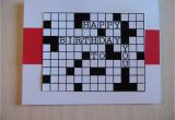 Crossword Puzzle Birthday Card Rhapsody Of Cacophony Dad 39 S Crossword Birthday Card