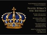 Crown Royal Birthday Invitations Prince Birthday Invitation Gold Crown for Royal King Kids