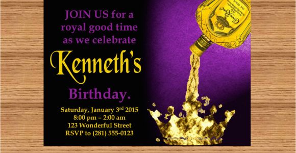 Crown Royal Birthday Invitations Printable Custom Invitation Crown Royal themed Party