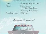 Cruise themed Birthday Cards 25 Personalized Cruise theme Party Invitations Ctif 03