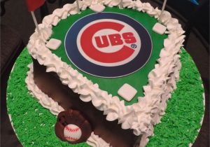 Cubs Birthday Meme Chicago Cubs Cake My Cakes Confections Pinterest