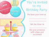 Cupcake Decorating Birthday Party Invitations Cupcake Decorating Party Invitation Putting On A Party