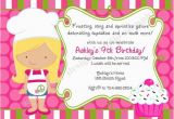 Cupcake Decorating Birthday Party Invitations Cupcake Invitation Cupcake Decorating Party Cupcake Birthday