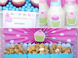 Cupcake Decorating Ideas for Birthday Party A Very Sweet Pink Cupcake Baking Birthday Party Party