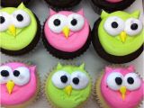 Cupcake Designs for Birthday Girl Owl Cupcakes Easy Owl Cupcakes Pink Lime Green