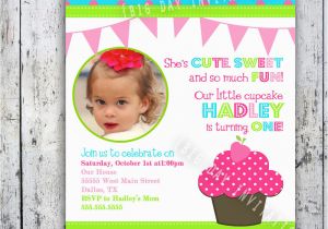 Cupcake First Birthday Invitations Chandeliers Pendant Lights